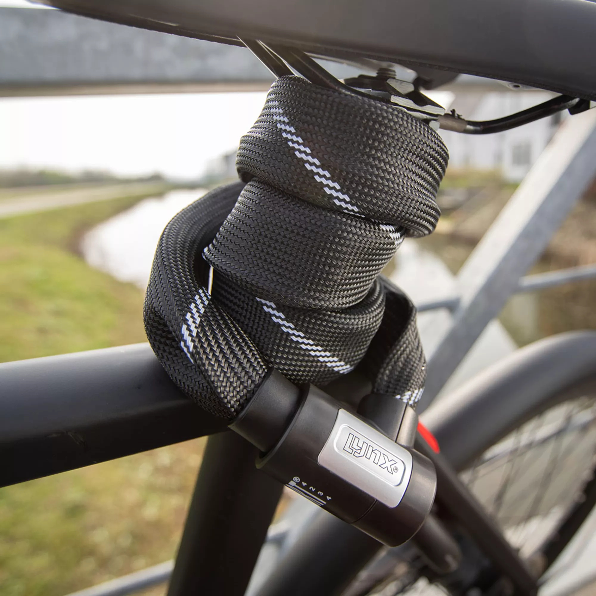 Lynx Stelix ART 2 Chain Lock 110 cm x 8.3 mm Black