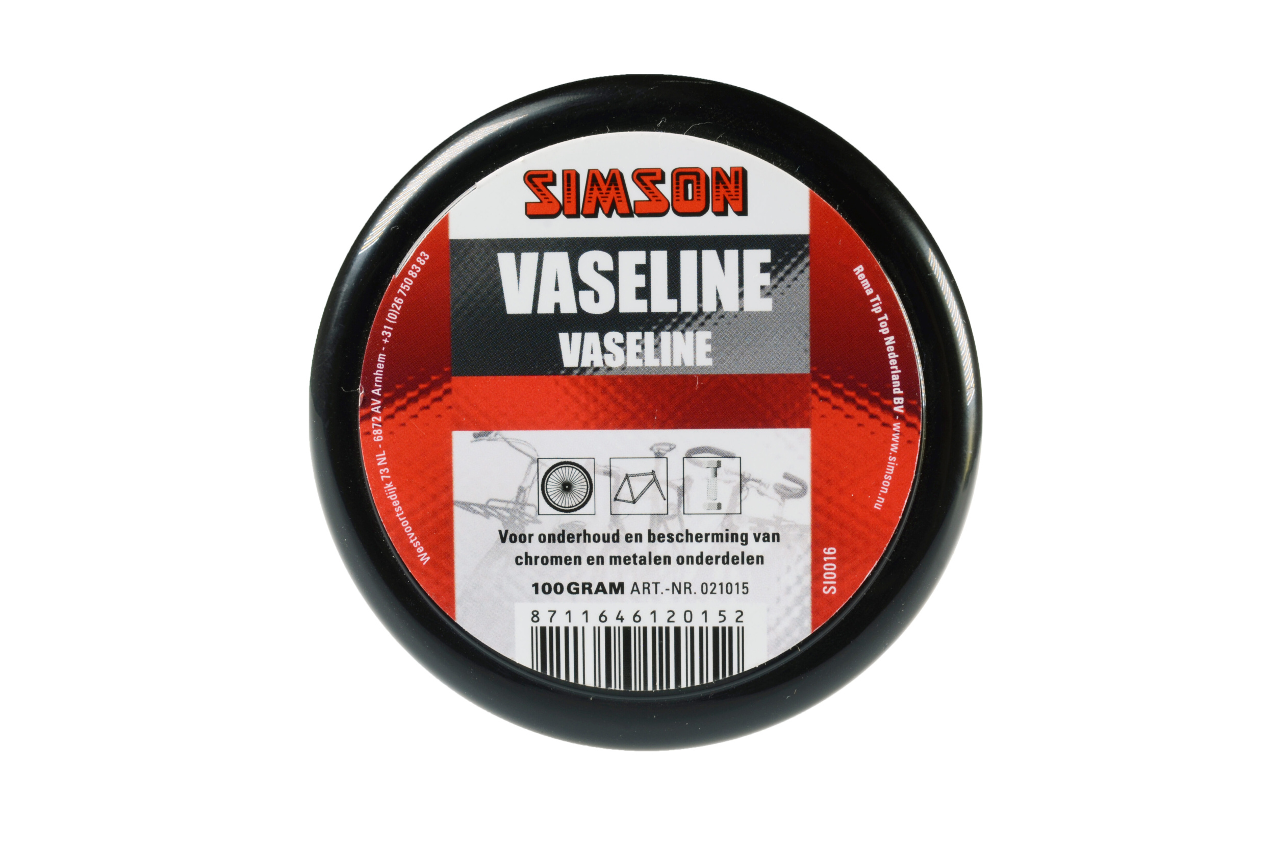 Simson Vaseline 100 Gram Acid Free and Water Repellent Red