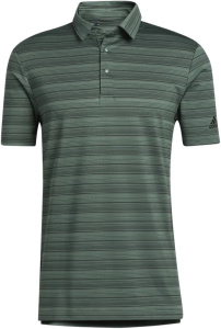 adidas golfpolo HTR Snap heren polyester groen/zwart