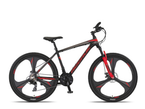 Altec Accrue MTB 27.5 Inch Unisex 21SP Mechanical disc brake Black/Red