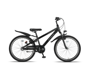 Altec Attack MTB 24 Inch Junior 3V V-Brakes Zwart