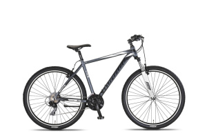 Umit Mirage Oversized MTB 27.5 Inch Unisex 21SP Rim Brakes Anthracite/White