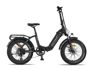 Altec Primera Fatbike Vouwfiets 20 Zoll Unisex 8G Scheibenbremse Mattschwarz