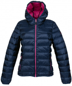 Alvivo donsjas Belfast dames nylon donkerblauw/roze