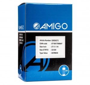 AMIGO Binnenband 27 x 1 1/4 (32-630) DV 45 mm