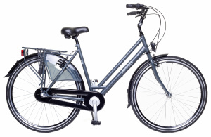 AMIGO Bright 28 Inch Dames 3V V-Brakes Antraciet