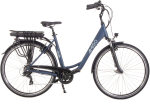 AMIGO E-Alvor D2 28 Zoll Damen 7G Felgenbremse Mattblau