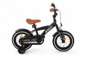 AMIGO Explorer 12 Inch Boys Coaster Brake Black/White