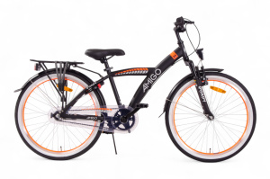 AMIGO Roady 24 Inch Boys 3SP Coaster Brake Black/Orange