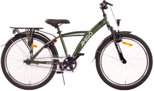 AMIGO Roady 24 Inch Jongens Terugtraprem Groen