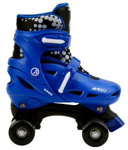 AMIGO rolschaatsen Gogo junior polypropyleen blauw