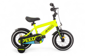 AMIGO Speeder 12 Inch Boys Coaster Brake Yellow/Black