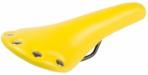 M-Wave Rivet race zadel unisex imitatie leer geel