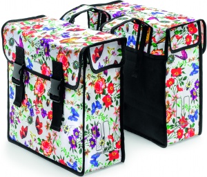 Basil double bicycle bag Mara XL Meadow 35 liter - 17697