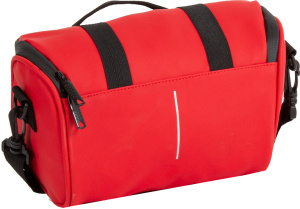 Bike Splash Wasserabweisende Lenkertasche mit Schulter-Lenkerhalterung 3L Rot