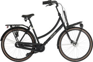 Bimas Transporter 3.3 28 Inch Dames 3V Rollerbrake Matzwart