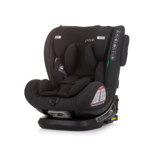 Chipolino Peak Autositz i-Size 40-150 cm Isofix 360° Obsidian Schwarz