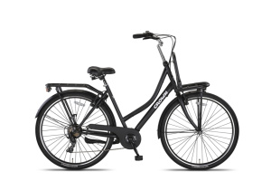 Crown Berlin 28 Inch Dames 7V V-Brakes Matzwart