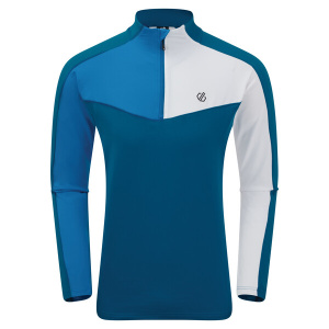 Dare 2B longsleeve Depose heren polyester blauw/wit