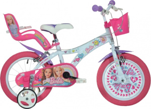 Dino Barbie 14 Inch 24 cm Meisjes Knijprem Wit/Roze