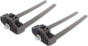 Edge Flexmount Ringslot Bevestigingsset Zwart 2-delig