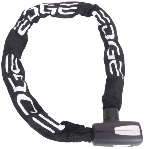 Edge Silna Kettenschloss 100 cm Ø 8 mm Gehärteter Stahl Schwarz