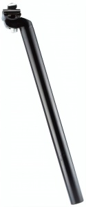 Ergotec Zadelpen vast Patent 28,6 x 350 mm aluminium zwart