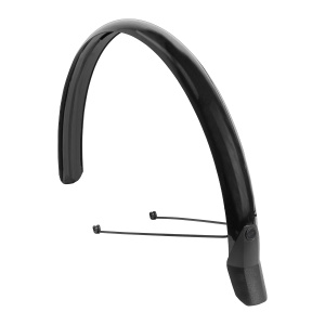 Eurofender Lampo Achterspatbord 28 Inch 58 mm Matzwart
