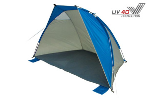 High Peak Mallorca Beach tent UV40 230 x 119 cm Gray/Blue