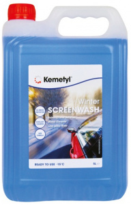 Kemetyl ruitensproeiervloeistof -15°C antivries 5 liter blauw
