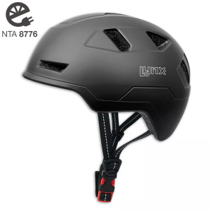 Lynx City Pro Scooter and Bicycle Helmet NTA8776 Black Adjustable