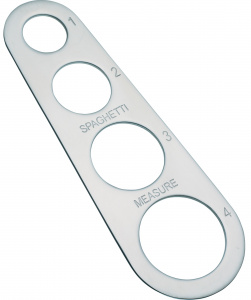 MasterClass spaghettimaat 18,5 x 6,5 cm RVS zilver