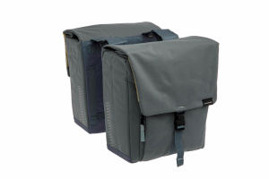 New Looxs Tulum Double Bicycle Bag 32 Liter Pet Grey Green