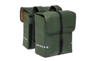 New Looxs Odense Double Bicycle Bag 39 Liter Dark Green