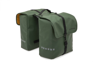 New Looxs Odense MIK Doppel-Fahrradtasche 39 Liter Dunkelgrün