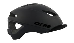 One Crossride Bicycle Helmet Adjustable Black