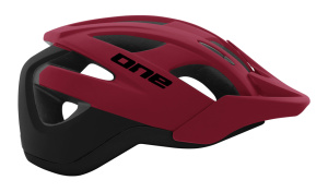 One Trail Pro Fahrradhelm Verstellbar Bordeaux/Schwarz