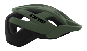 One Trail Pro Fahrradhelm Verstellbar Khaki/Schwarz