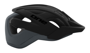 One Trail Pro Bicycle Helmet Adjustable Black/Dark Gray