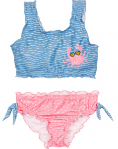Playshoes bikini meisjes polyester roze/blauw