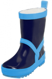 Playshoes regenlaarzen marine-/lichtblauw