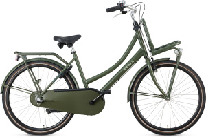 Popal Daily Dutch Basic+ 26 Zoll 45,5 cm Mädchen 3G Rücktrittbremse Armeegrün