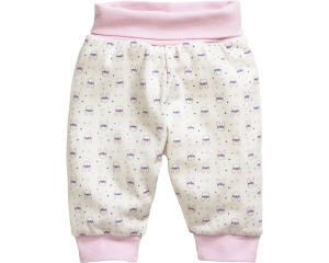 Schnizler babybroek Interlock roze konijn