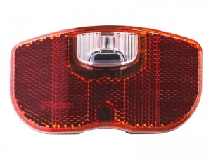 Simson Cliff battery rear light luggage carrier led black