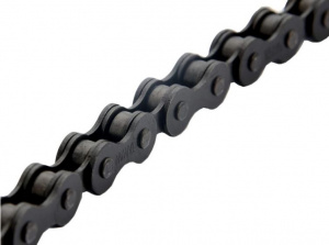 Simson fietsketting Basic 1/2 x 1/8 inch 112 schakels staal zwart
