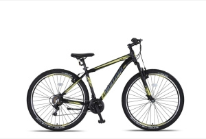 Umit 4 Motion MTB 29 Inch Unisex 21SP Rim Brakes Black/Yellow