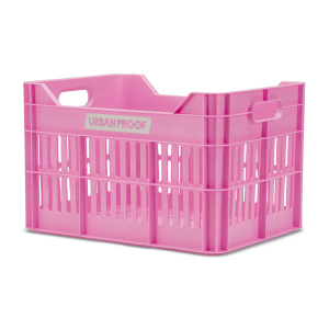Urban Proof Click Bike Crate 30 liter Recycled Plastic Bright Pink