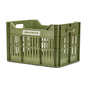 Urban Proof Click Fietskrat 30 liter Gerecycled Kunststof Olive Green