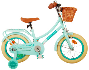 Volare Excellent 14 Inch Meisjes Terugtraprem Mintgroen