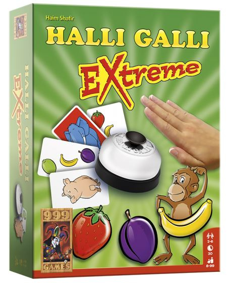 999 Games kaartspel Halli Galli Extreme (NL)